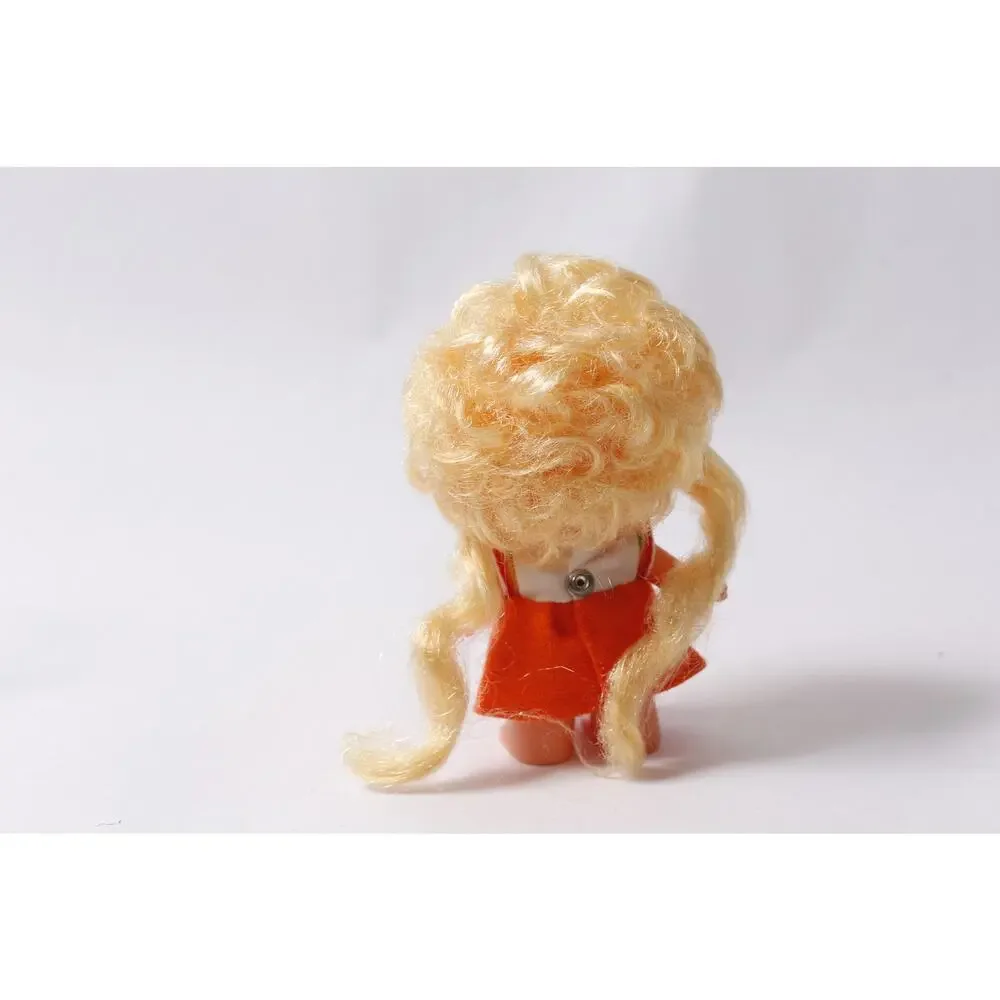 Sekiguchi Vintage Mini Doll Dressed Japanese Collectible Toy Monchhichi Friend